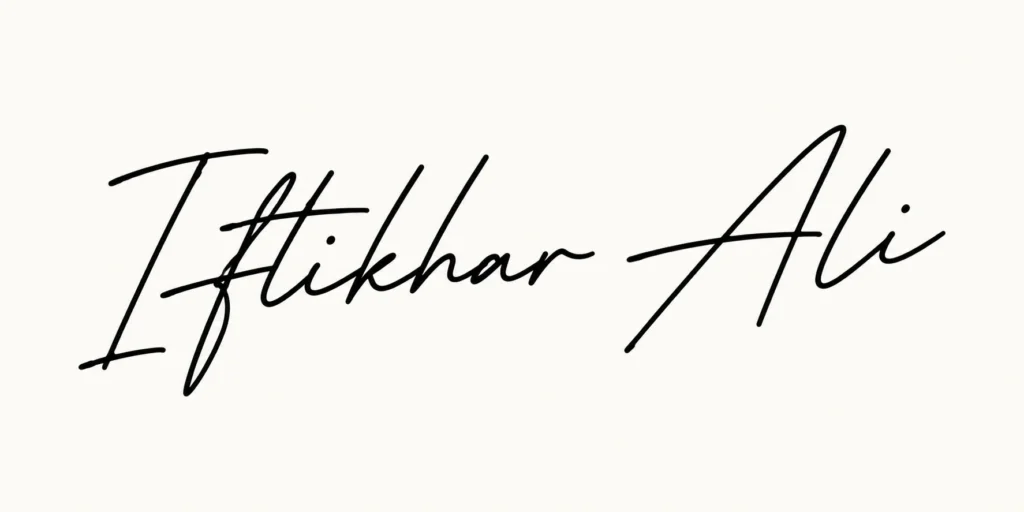 Iftikhar Ali
